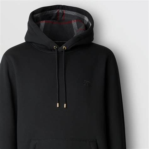 burberry hoodie svart|burberry hoodie prices.